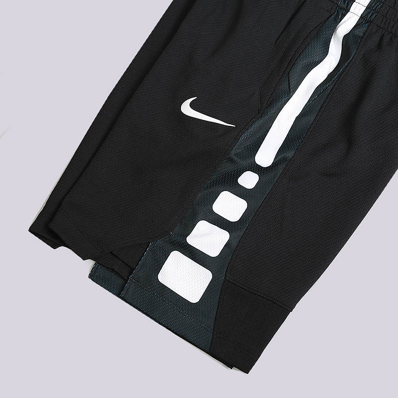 детские черные шорты Nike Dri-FIT Elite Older Kids' Basketball Shorts 850877-010 - цена, описание, фото 2